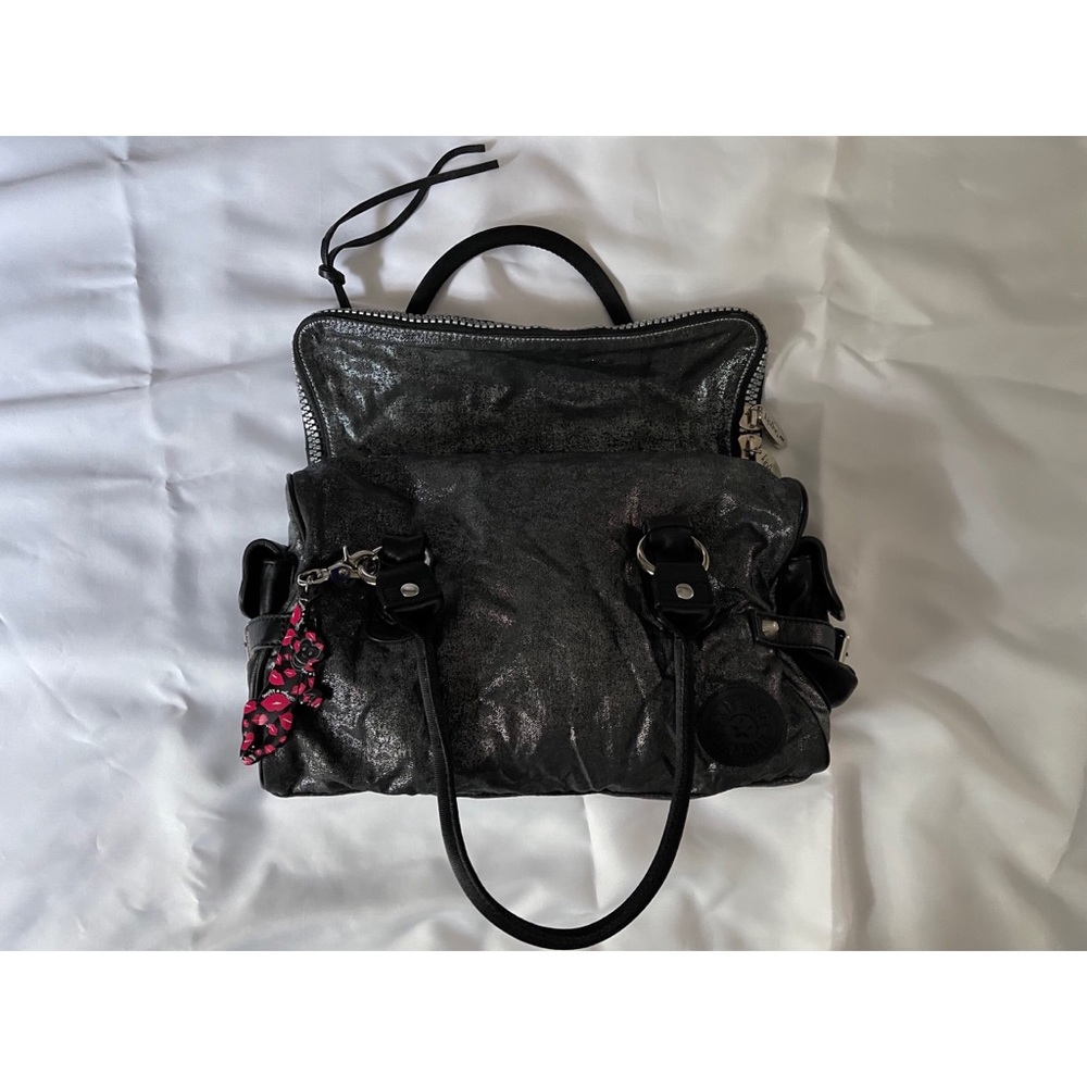 KIPLING METALLIC BLACK BAG
